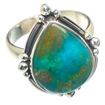 Chrysocolla Rings handcrafted by Ana Silver Co - RING73384