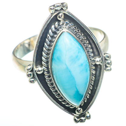 Larimar Rings handcrafted by Ana Silver Co - RING73385