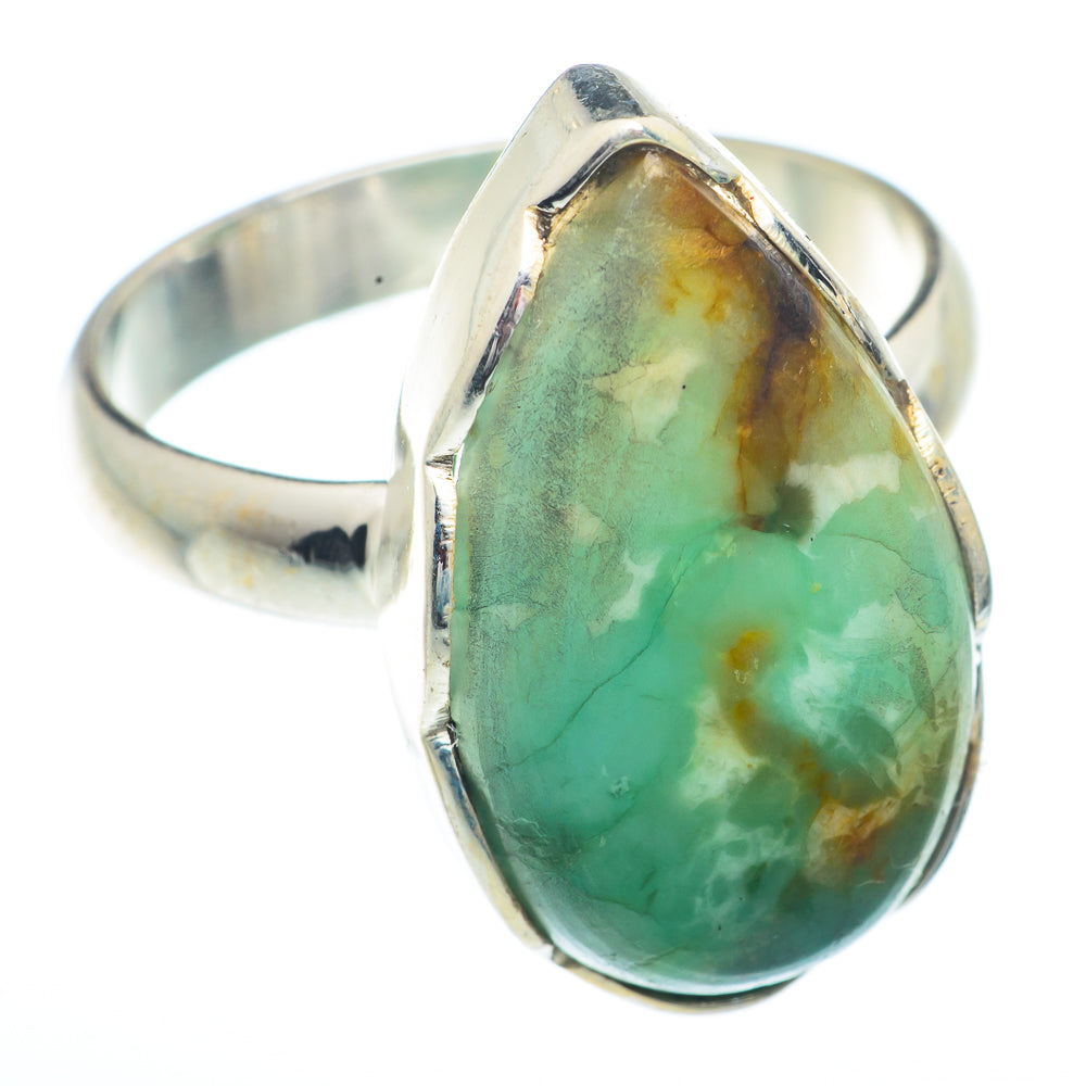 Chrysoprase Rings handcrafted by Ana Silver Co - RING73386