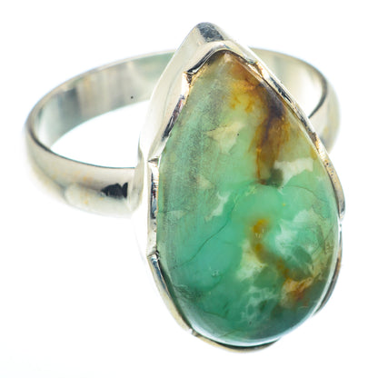 Chrysoprase Rings handcrafted by Ana Silver Co - RING73386