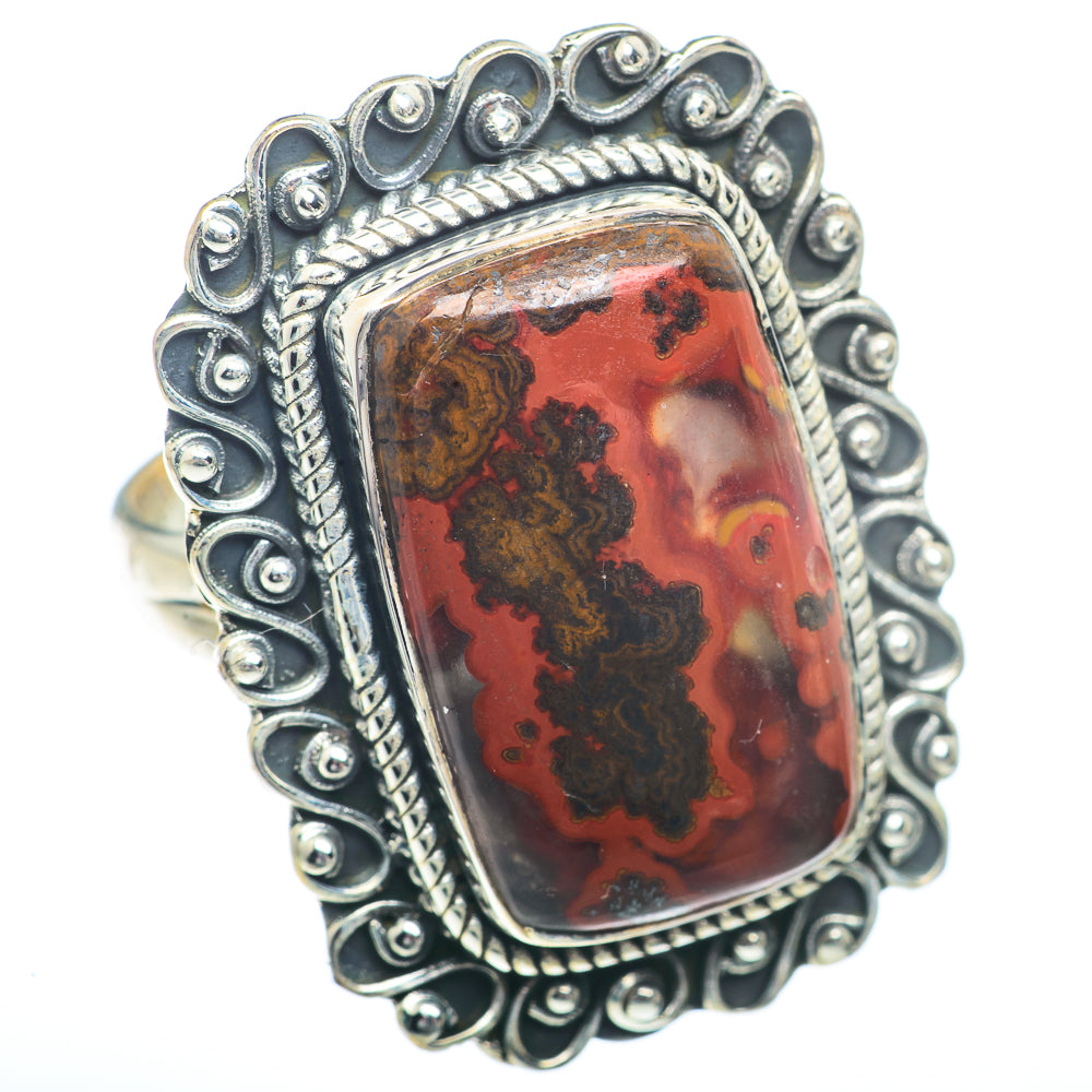 Moroccan Agate Rings handcrafted by Ana Silver Co - RING73390