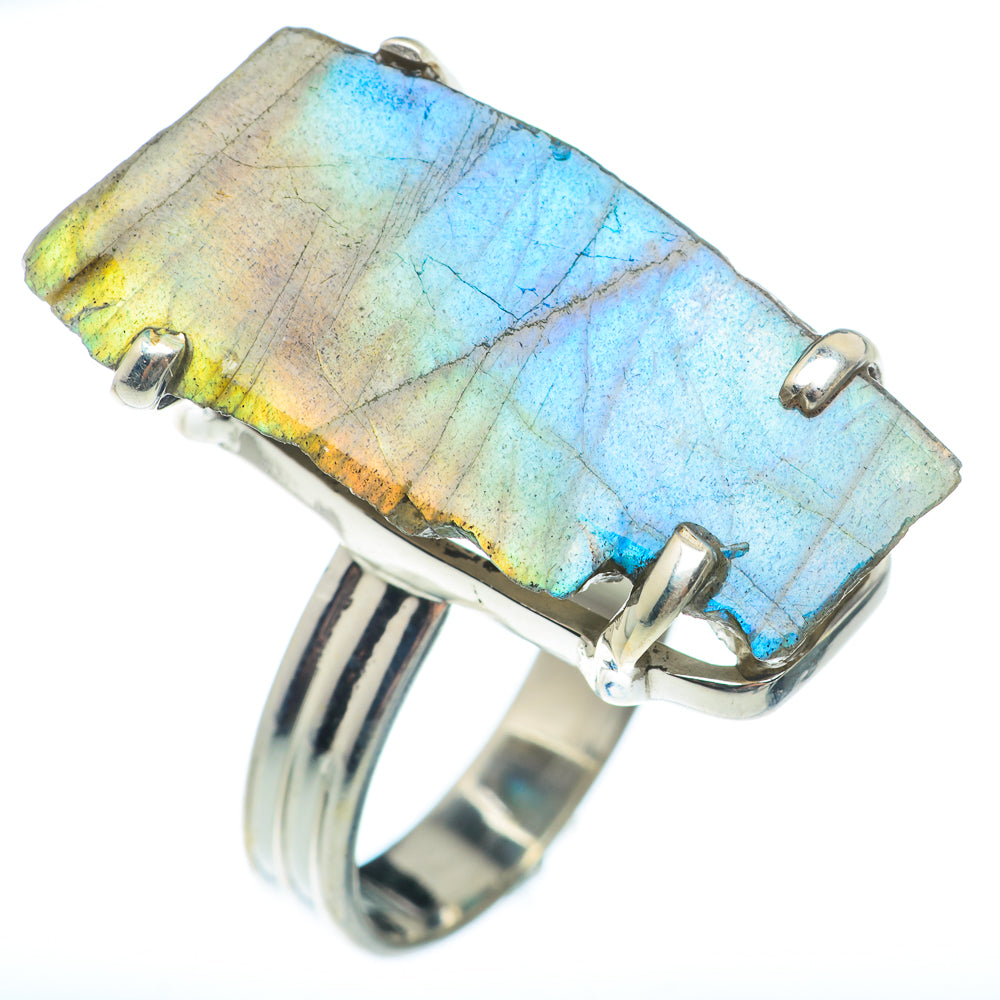 Labradorite Rings handcrafted by Ana Silver Co - RING73410