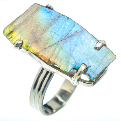 Labradorite Rings handcrafted by Ana Silver Co - RING73410