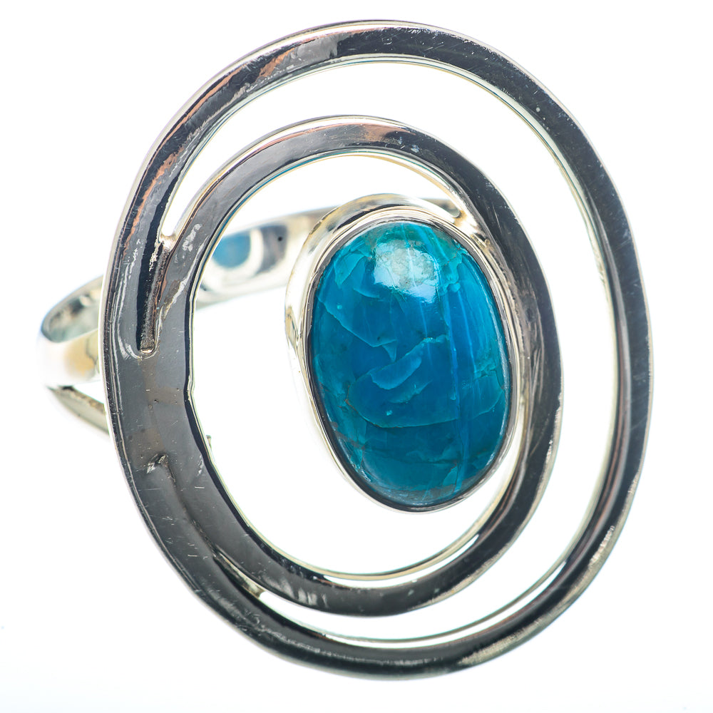 Chrysocolla Rings handcrafted by Ana Silver Co - RING73415