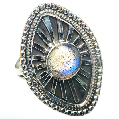 Labradorite Rings handcrafted by Ana Silver Co - RING73416
