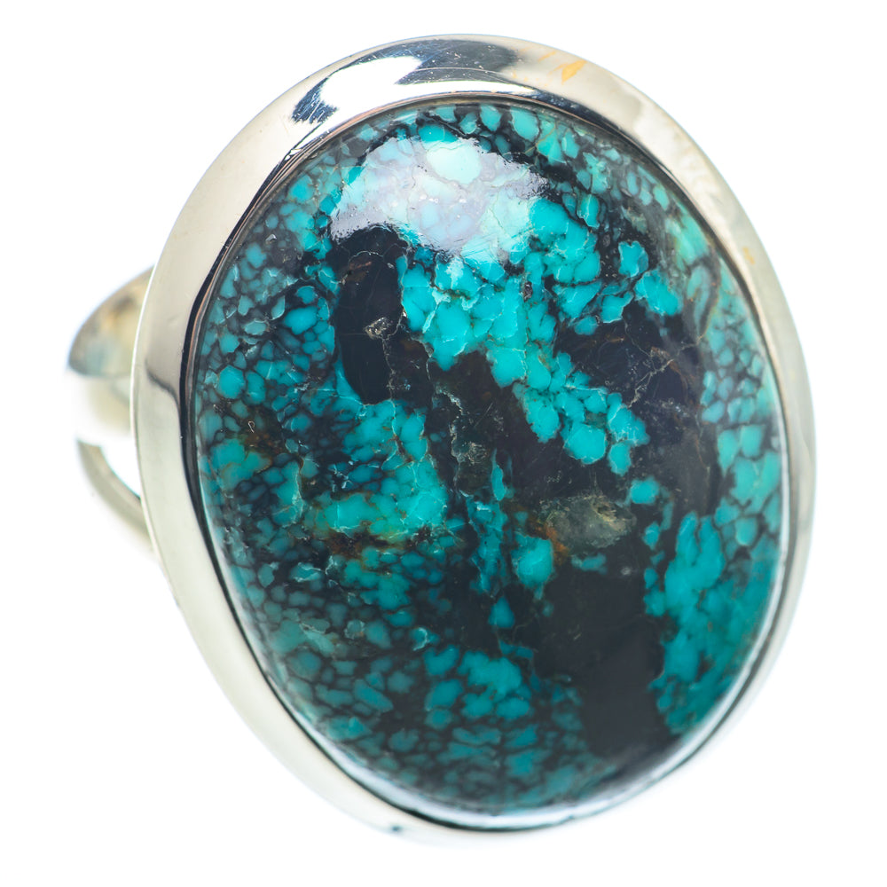 Tibetan Turquoise Rings handcrafted by Ana Silver Co - RING73422