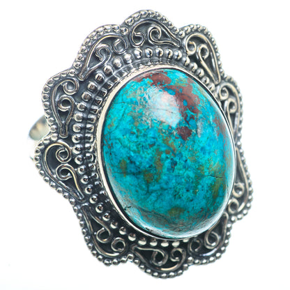 Chrysocolla Rings handcrafted by Ana Silver Co - RING73424