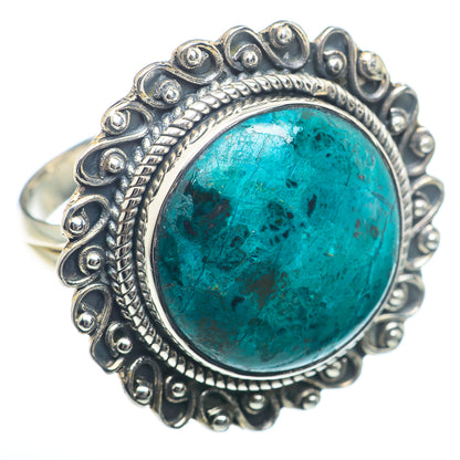 Chrysocolla Rings handcrafted by Ana Silver Co - RING73426