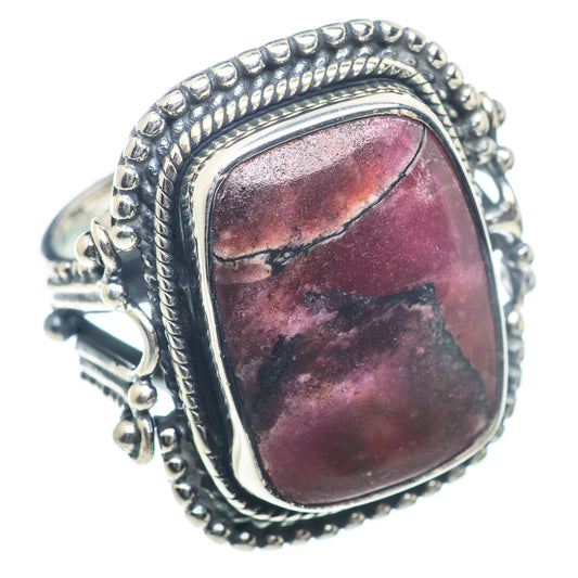 Russian Eudialyte Rings handcrafted by Ana Silver Co - RING73433