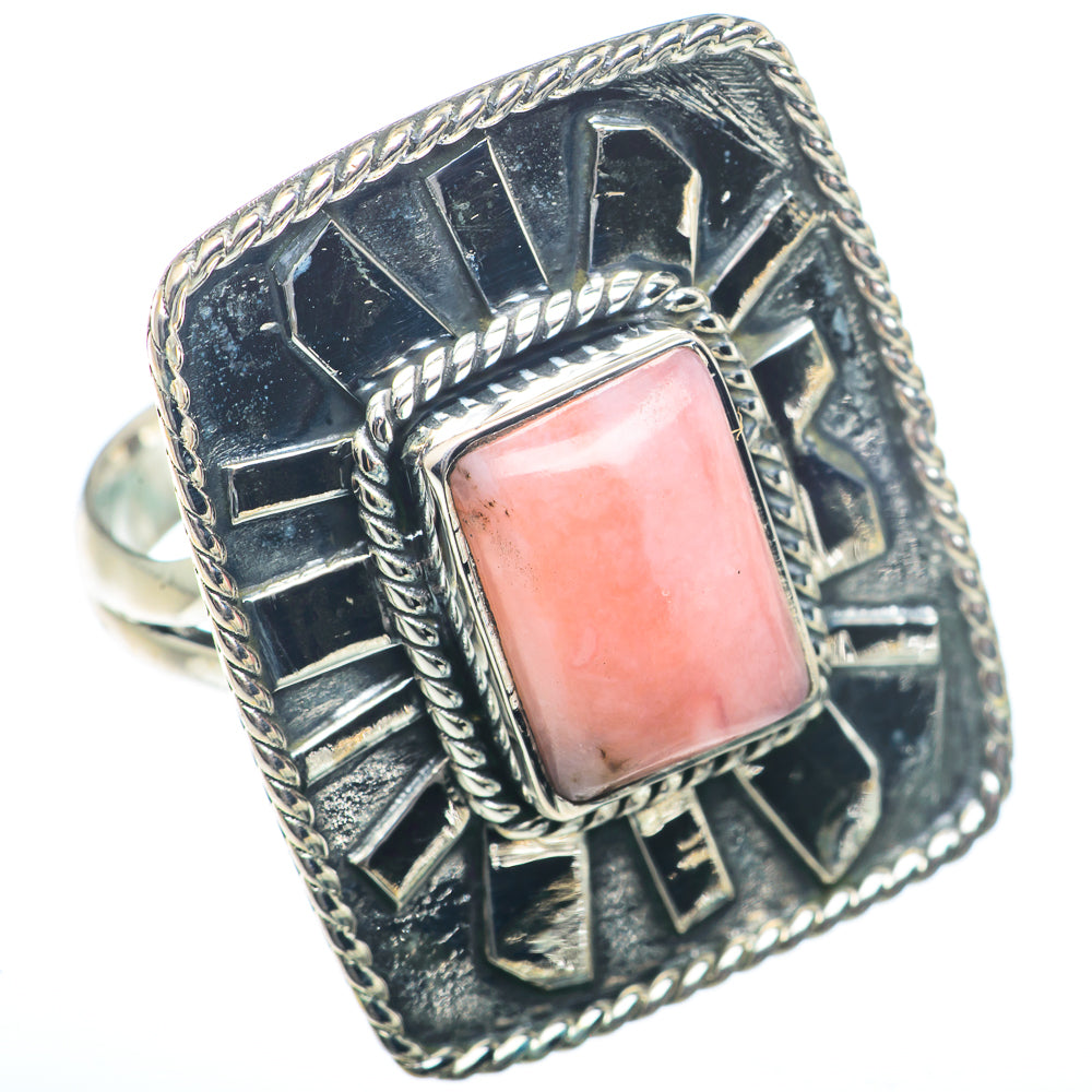 Pink Opal Rings handcrafted by Ana Silver Co - RING73434