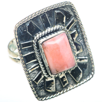 Pink Opal Rings handcrafted by Ana Silver Co - RING73434
