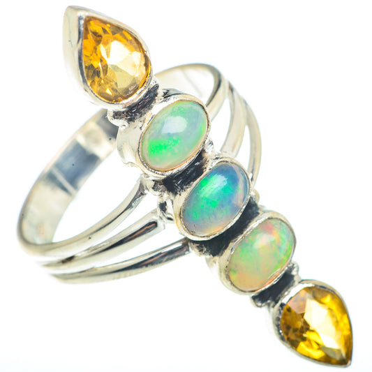 Ethiopian Opal Rings handcrafted by Ana Silver Co - RING73447
