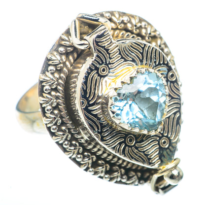 Blue Topaz Rings handcrafted by Ana Silver Co - RING73451