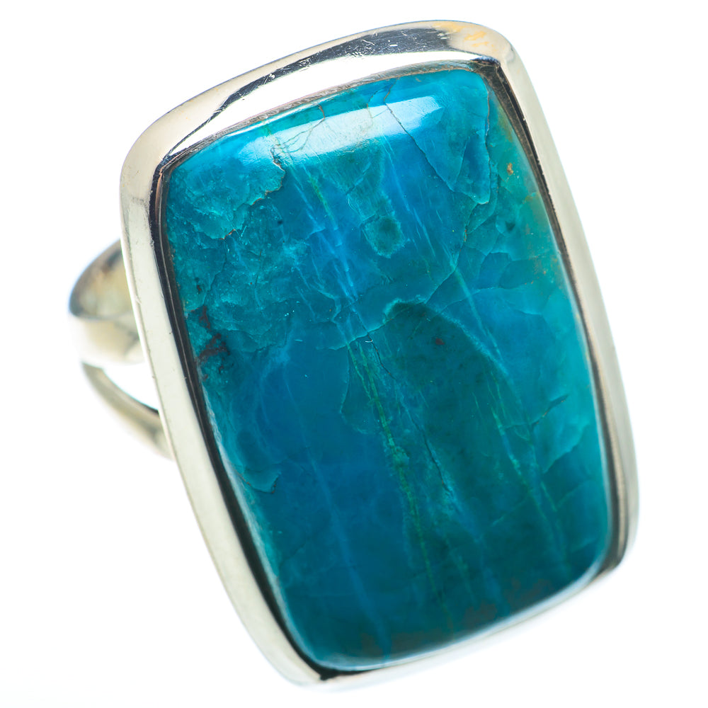 Chrysocolla Rings handcrafted by Ana Silver Co - RING73456