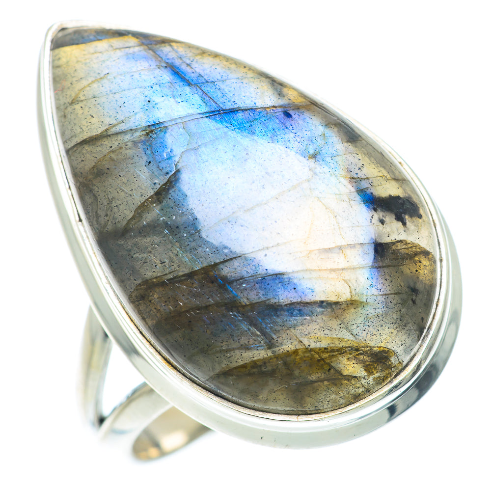 Labradorite Rings handcrafted by Ana Silver Co - RING73459
