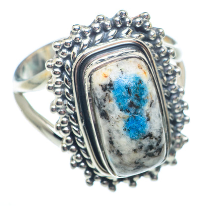 K2 Blue Azurite Rings handcrafted by Ana Silver Co - RING73474 - Photo 2