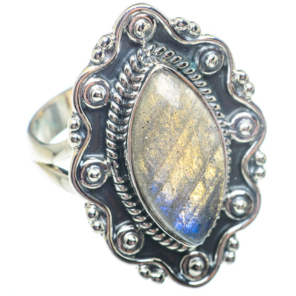 Labradorite Rings handcrafted by Ana Silver Co - RING73478