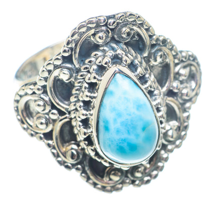 Larimar Rings handcrafted by Ana Silver Co - RING73480