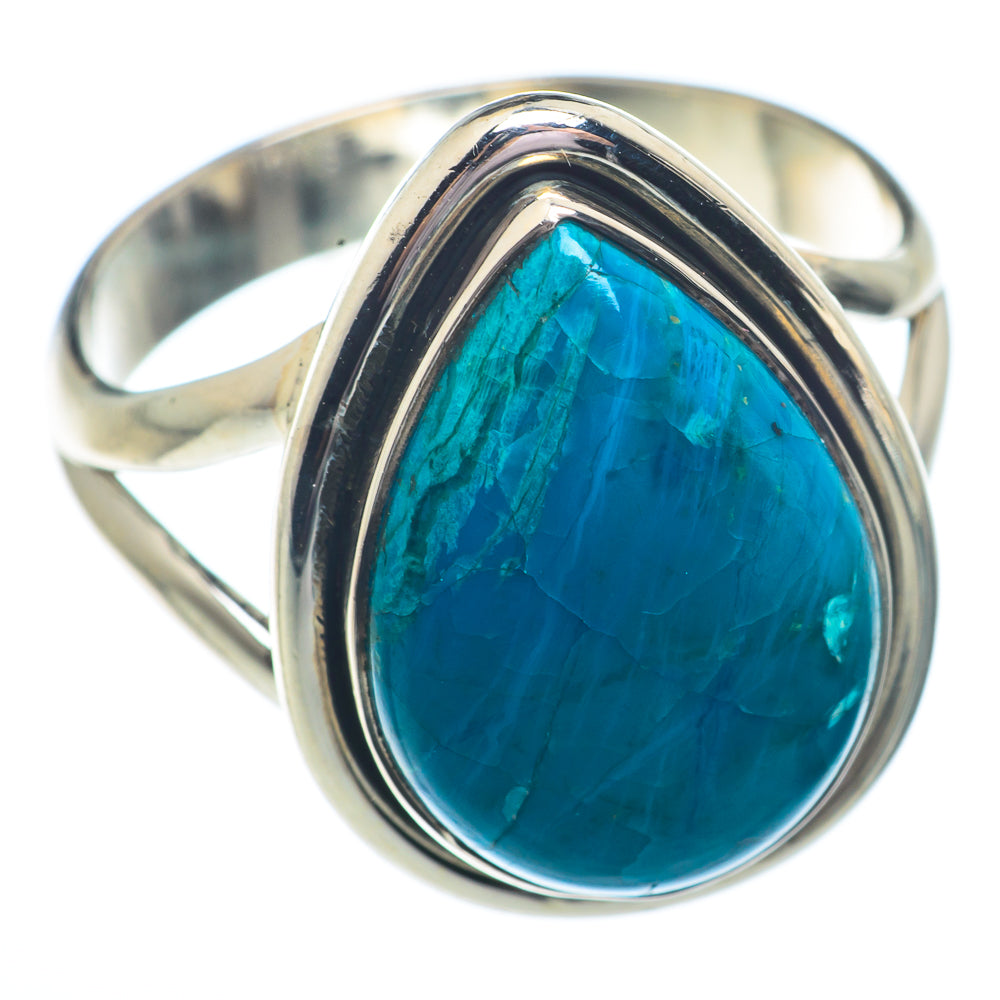 Chrysocolla Rings handcrafted by Ana Silver Co - RING73481