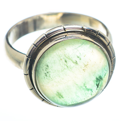 Green Fluorite Rings handcrafted by Ana Silver Co - RING73483