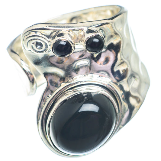 Black Onyx Rings handcrafted by Ana Silver Co - RING73506