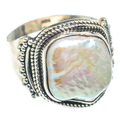 Mother Of Pearl Rings handcrafted by Ana Silver Co - RING73511