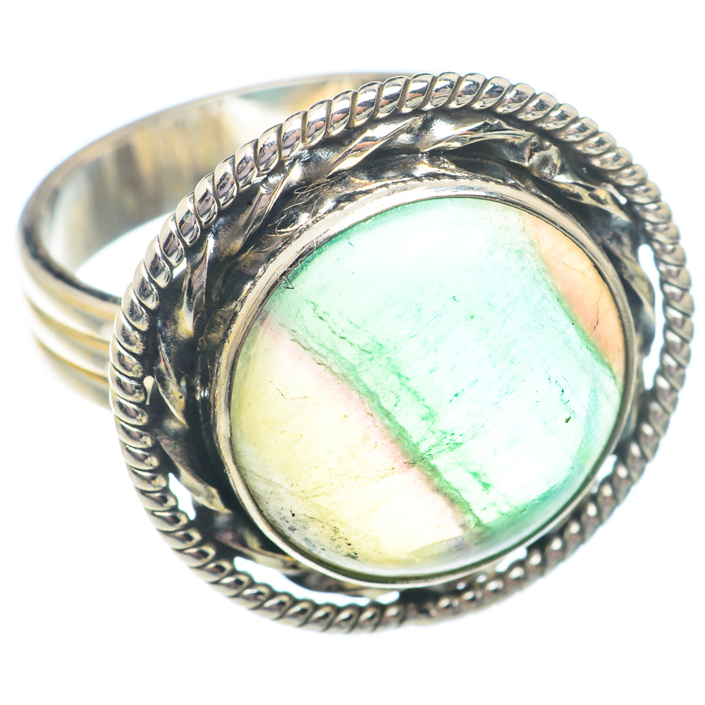 Green Fluorite Rings handcrafted by Ana Silver Co - RING73514