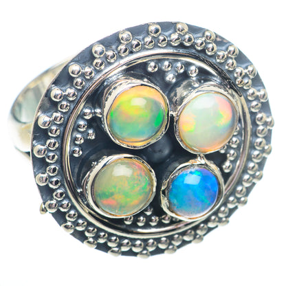 Ethiopian Opal Rings handcrafted by Ana Silver Co - RING73517
