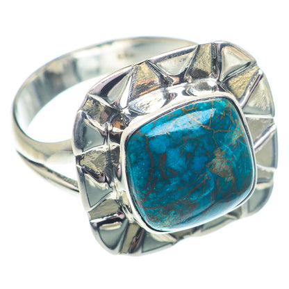 Chrysocolla Rings handcrafted by Ana Silver Co - RING73524