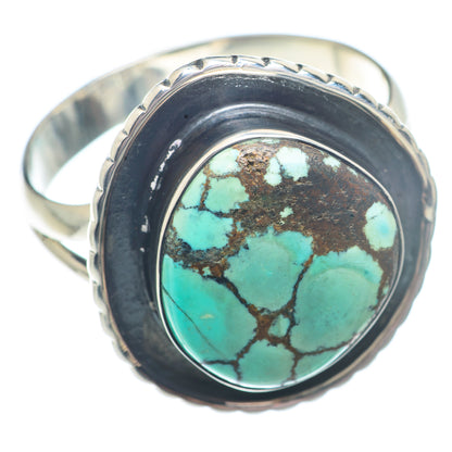 Tibetan Turquoise Rings handcrafted by Ana Silver Co - RING73532