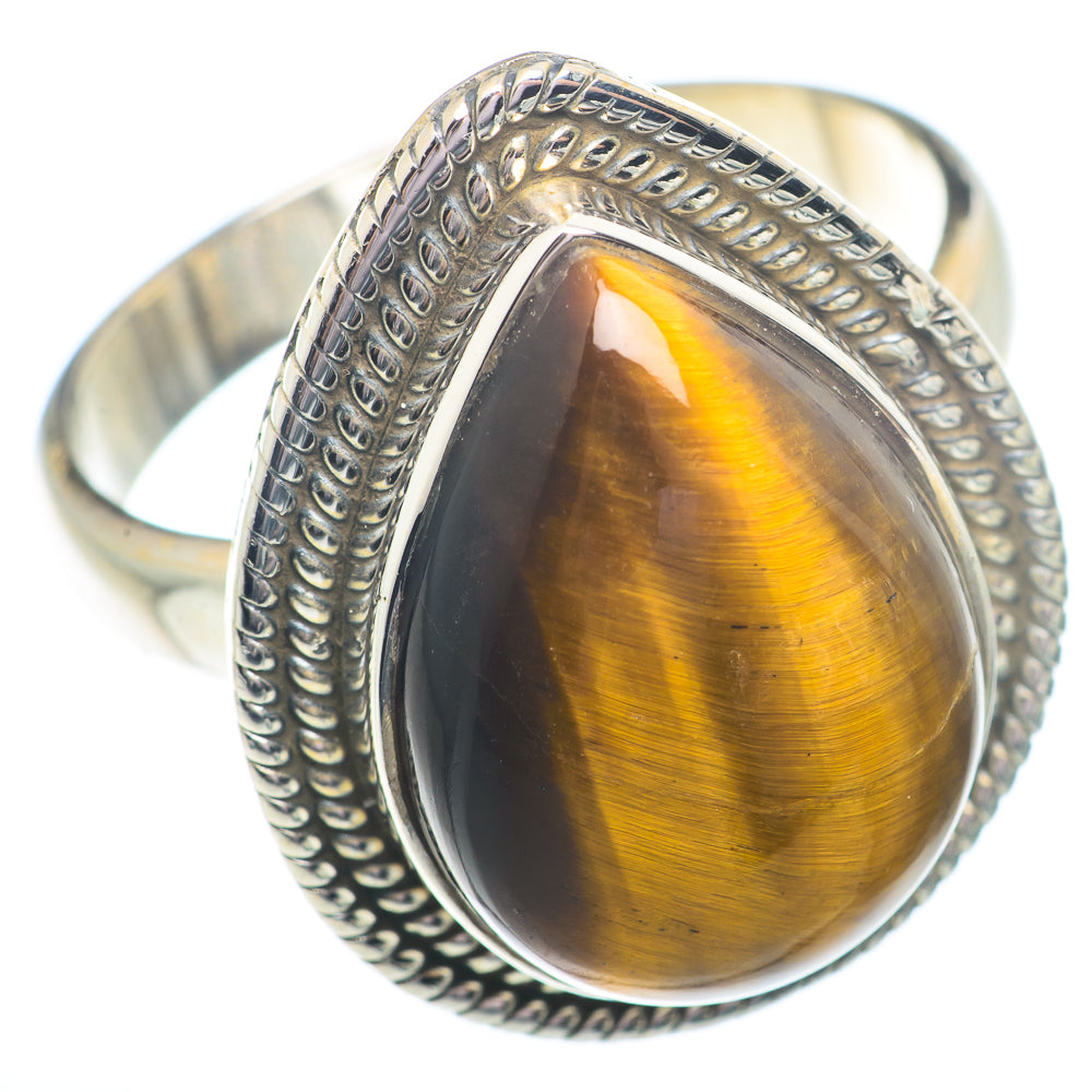 Tiger Eye Rings handcrafted by Ana Silver Co - RING73535