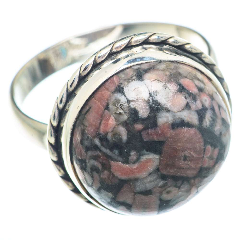 Crinoid Fossil Rings handcrafted by Ana Silver Co - RING73536