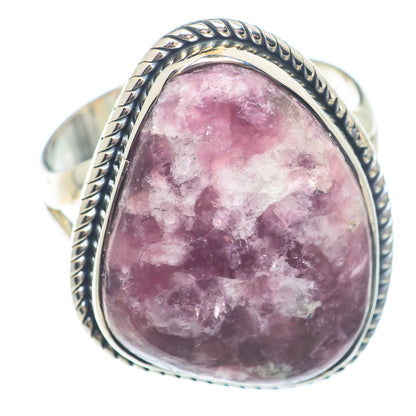 Lepidolite Rings handcrafted by Ana Silver Co - RING73544