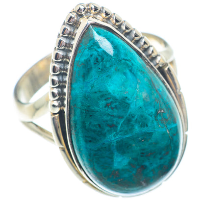 Chrysocolla Rings handcrafted by Ana Silver Co - RING73578