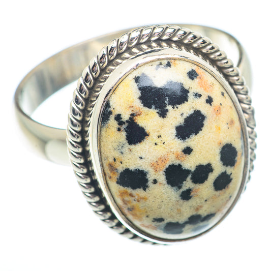 Dalmatian Jasper Rings handcrafted by Ana Silver Co - RING73586 - Photo 2