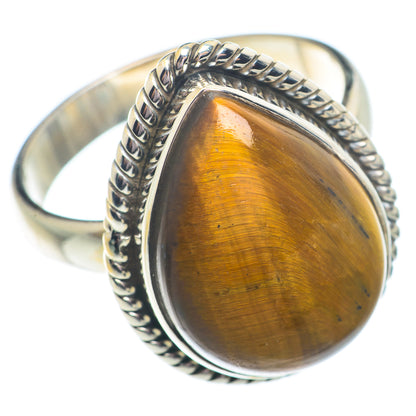 Tiger Eye Rings handcrafted by Ana Silver Co - RING73588