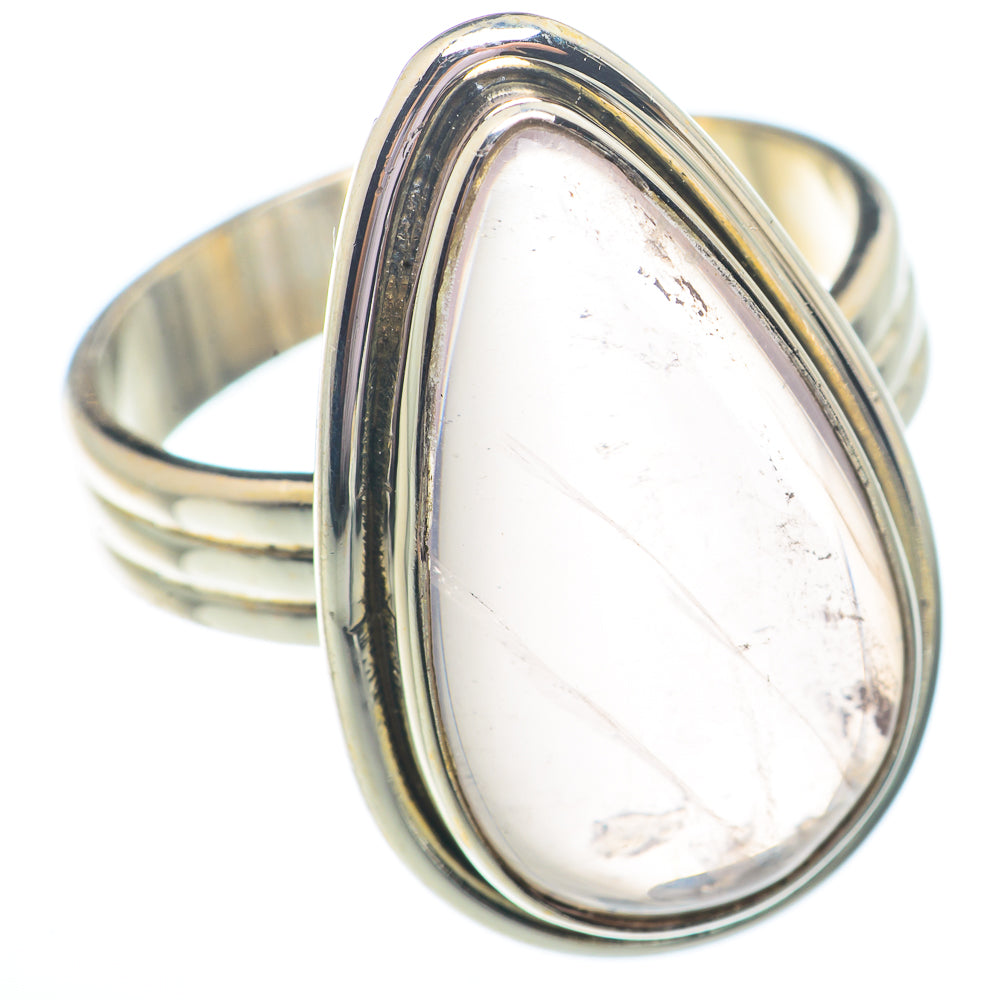 Rose Quartz Rings handcrafted by Ana Silver Co - RING73594