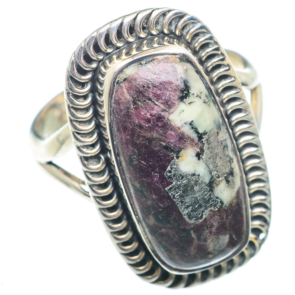 Russian Eudialyte Rings handcrafted by Ana Silver Co - RING73595
