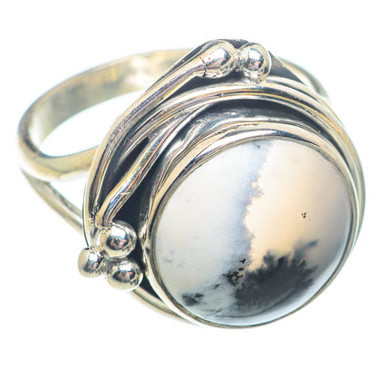 Dendritic Opal Rings handcrafted by Ana Silver Co - RING73604