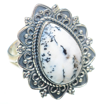 Dendritic Opal Rings handcrafted by Ana Silver Co - RING73608