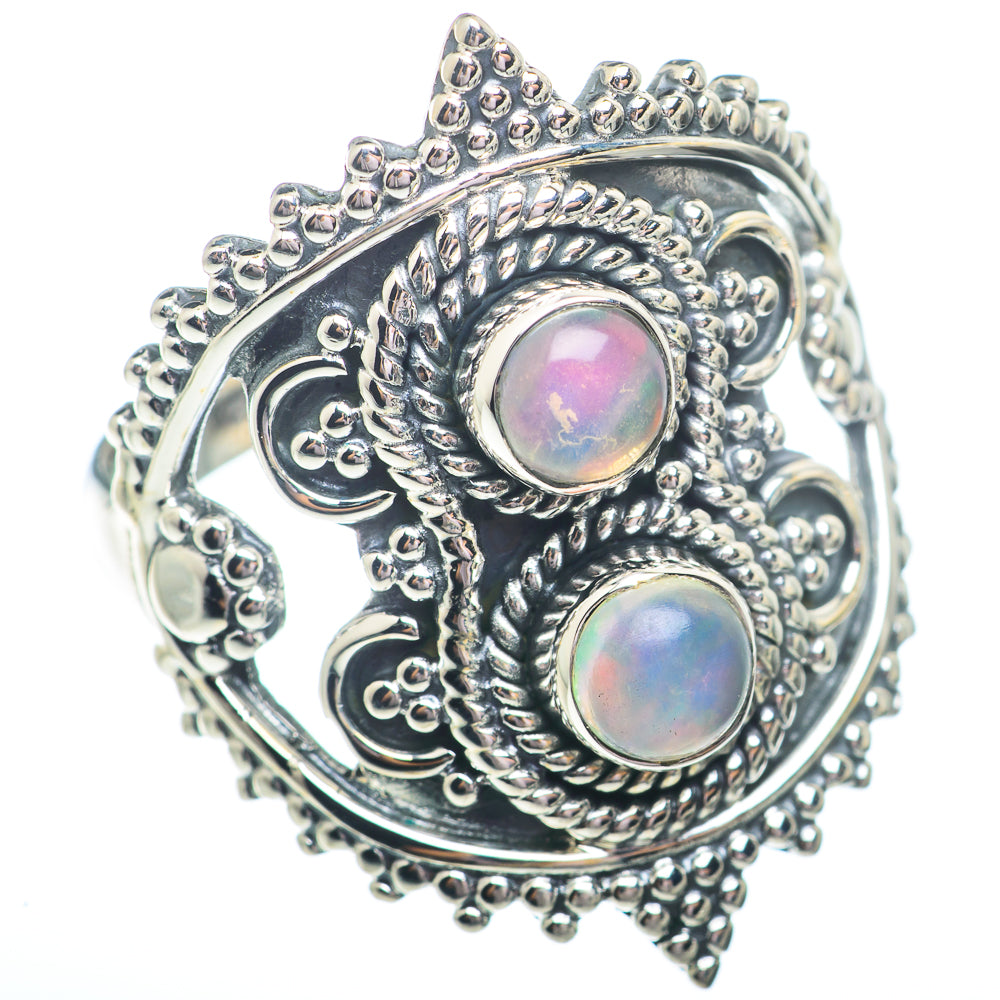 Ethiopian Opal Rings handcrafted by Ana Silver Co - RING73612