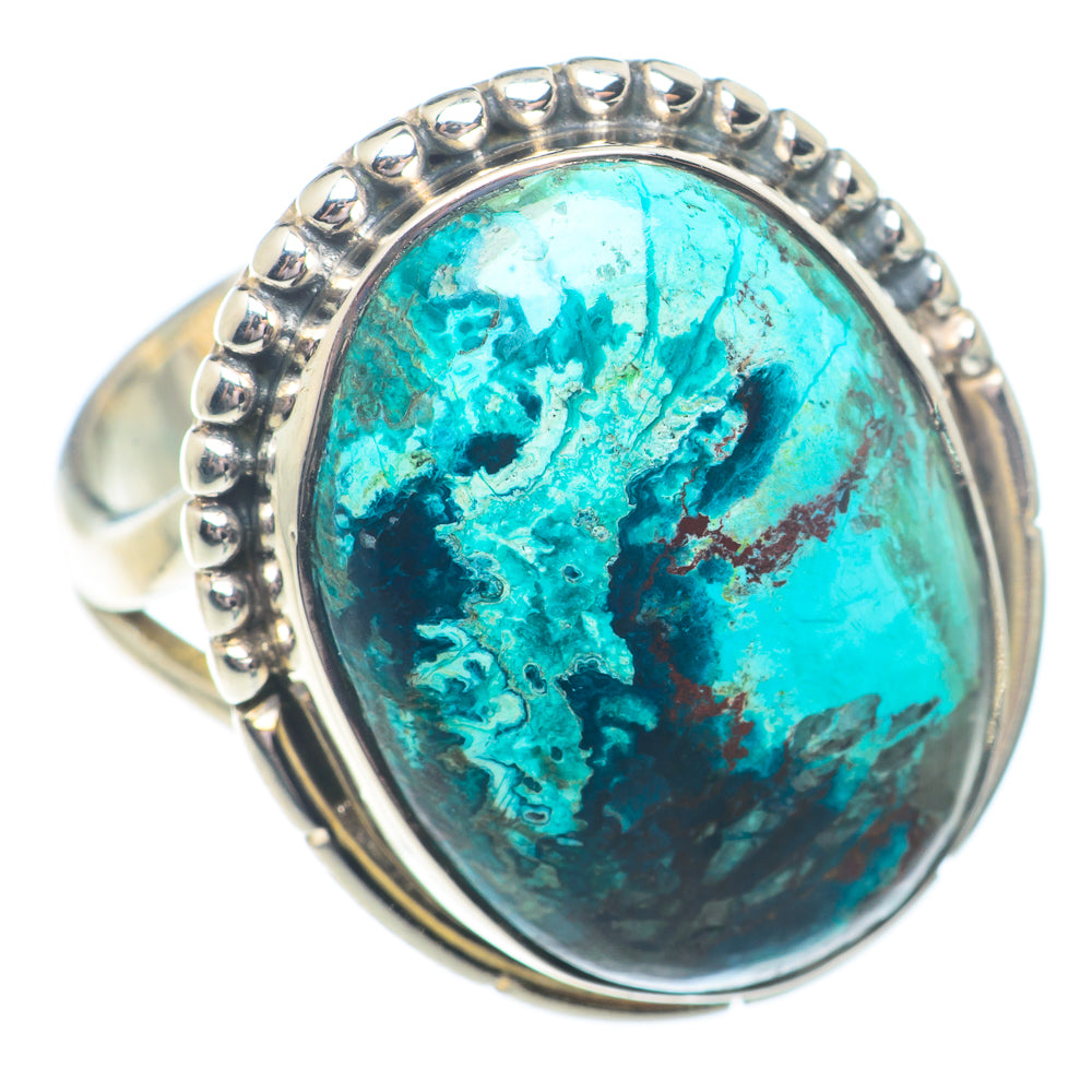 Chrysocolla Rings handcrafted by Ana Silver Co - RING73617