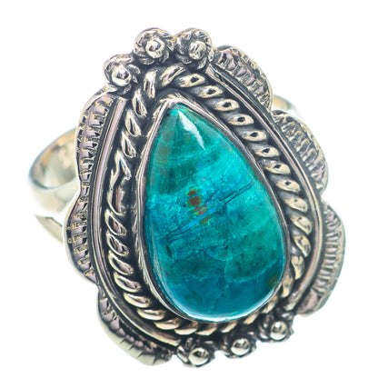 Chrysocolla Rings handcrafted by Ana Silver Co - RING73619