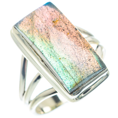 Labradorite Rings handcrafted by Ana Silver Co - RING73628