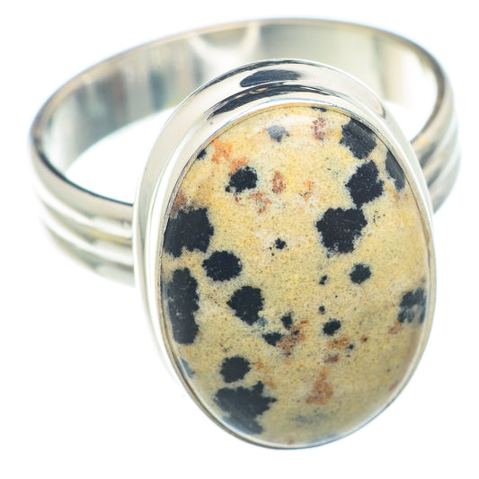Dalmatian Jasper Rings handcrafted by Ana Silver Co - RING73629 - Photo 2