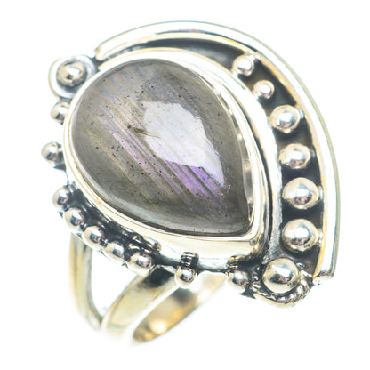 Labradorite Rings handcrafted by Ana Silver Co - RING73644