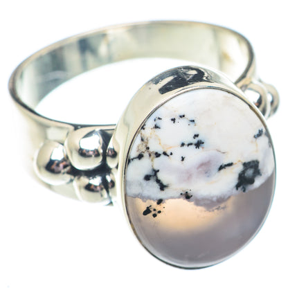 Dendritic Opal Rings handcrafted by Ana Silver Co - RING73654
