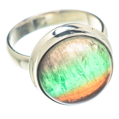 Green Fluorite Rings handcrafted by Ana Silver Co - RING73655