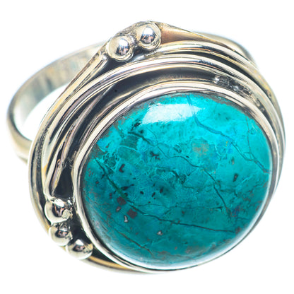 Chrysocolla Rings handcrafted by Ana Silver Co - RING73664