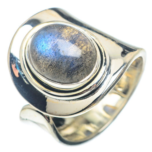 Labradorite Rings handcrafted by Ana Silver Co - RING73666